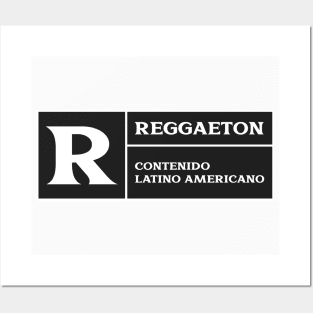 Reggaeton contenido latino americano Posters and Art